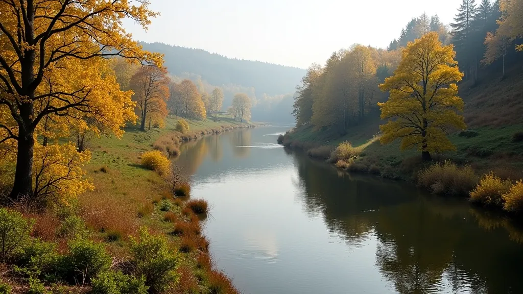 Nemuno kilpos nuostabi aplinka, parkas ir gamta